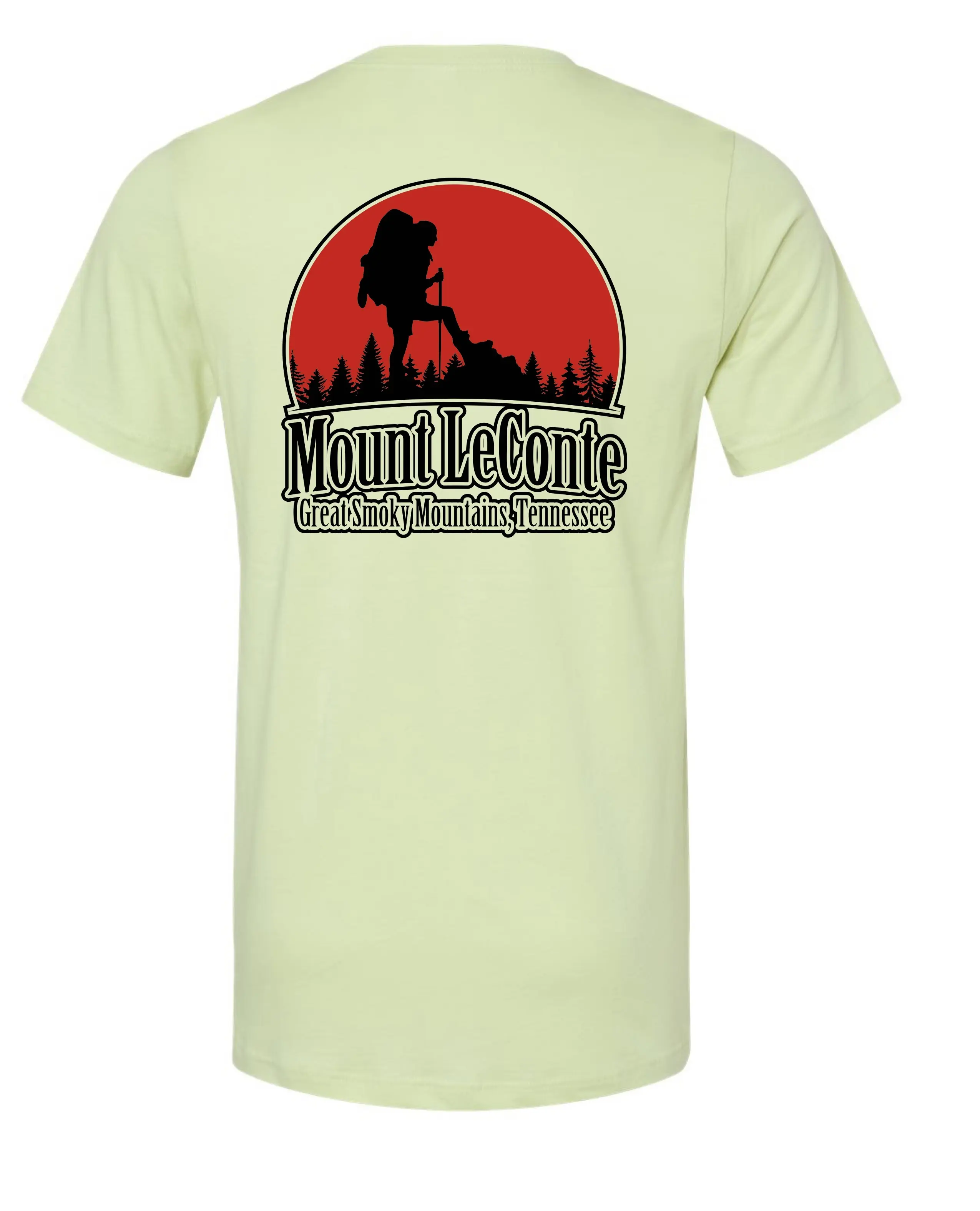 Mount Le Conte in Spring Green, back