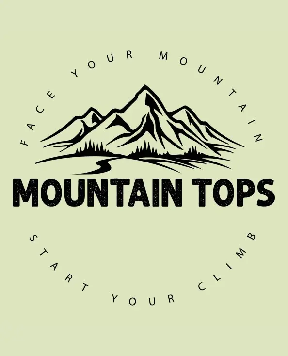 Mount Le Conte in Spring Green, front left chest