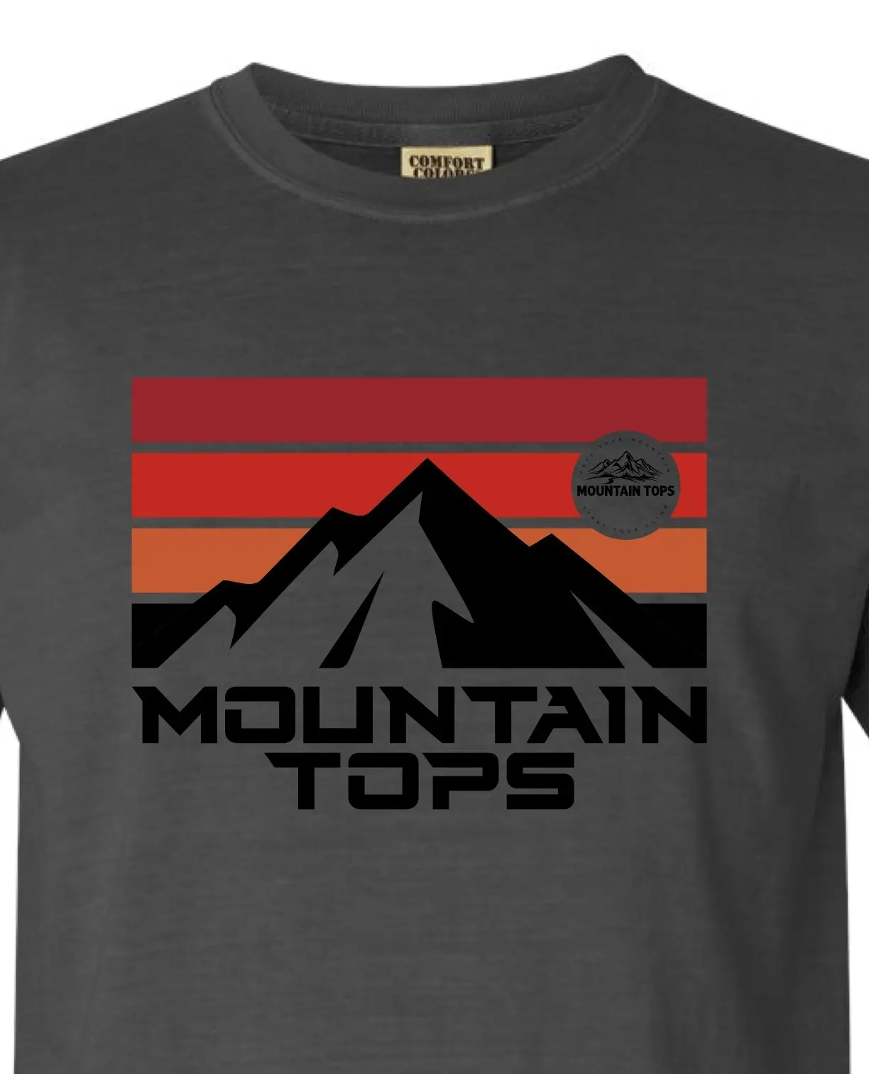 Mountain Tops UA in Pepper, print detail